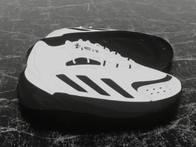 ADIDAS OZELIA 3D SHOES - WHITE  3D model