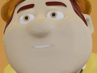 engineer Low-poly 3D model