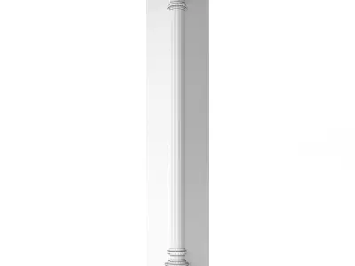 Throne Room Corner Wall 3D model