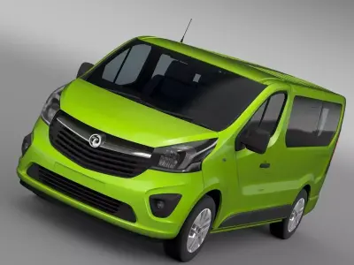 Vauxhall Vivaro EcoFlex 2017 3D model