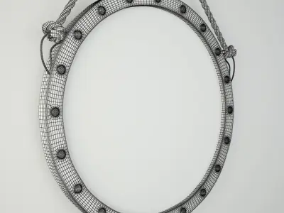 Harper Wall Mirror 3D model