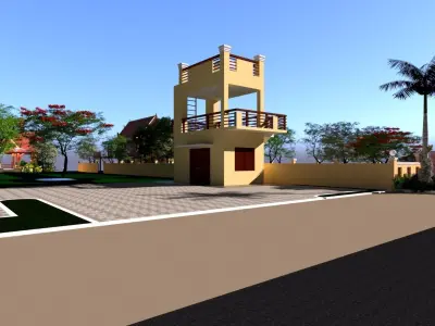 Water Tank Tower 3D model purchase