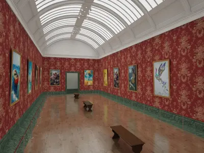 Art Gallery 3D model by ozyy