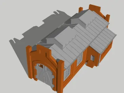 Engine House by Outland Models 3D Printable 3D print model