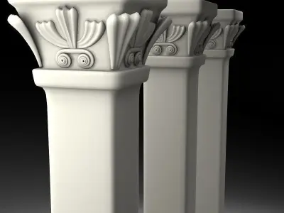 Decorative Column 3D model