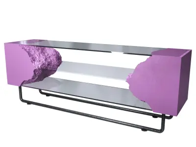 TV table -console BreakFree Free 3D model