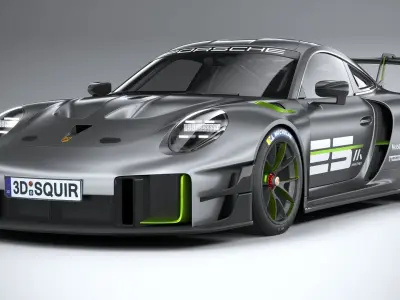 Porsche 911 GT2RS Clubsport 25 2022 3D model