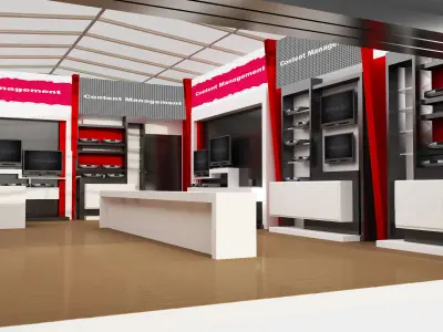 Exterior Design Tent Layout a69 3D model