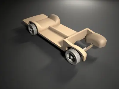 Retro Car of 1967  3D print model