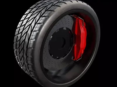 rubber tire 3D model