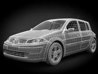renault megane  3D model