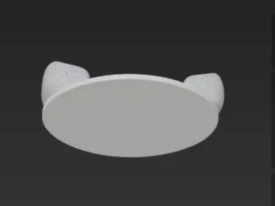 Cozy Sofa Set Coffee Cups Small Podium 3D 3D print model