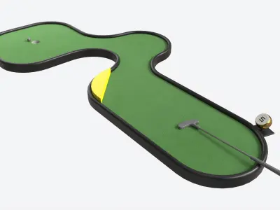 Miniature Golf Course 05 3D model