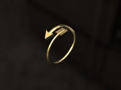Arrow Ring 3D print model purchase