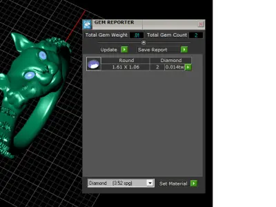 cat ring design 3D printable model   3D print model