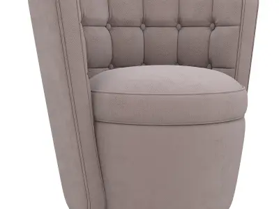 Luxury and Designer Furniture Chairs Deco Tub LINLEY 3d model Low-poly 3D model