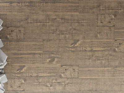 Wood Floor Oak Oakland Wildwood 3D model