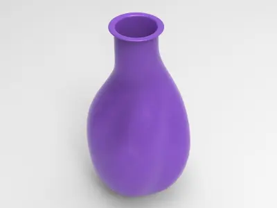 Tiago Vase Low-poly 3D model