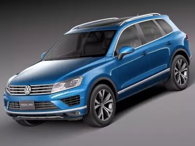 Volkswagen Touareg 2016 3D model