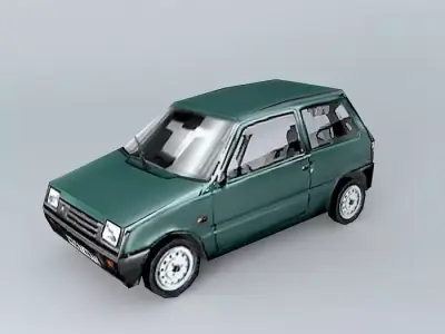 Russian car OKA Free 3D model