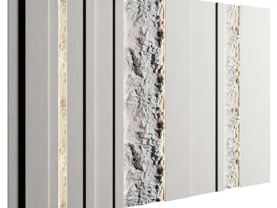 Headboard 3d Wall Panel 3D model