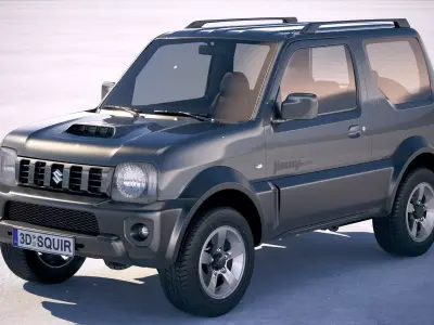 Suzuki Jimny 4Work 2010-2018 3D model