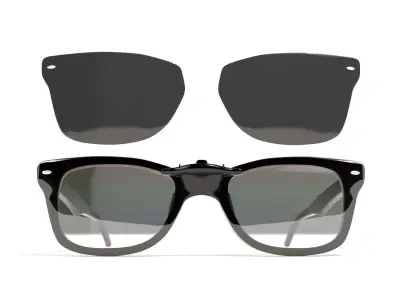 Sunglasses Wayfarer  Ray-Ban 3D model