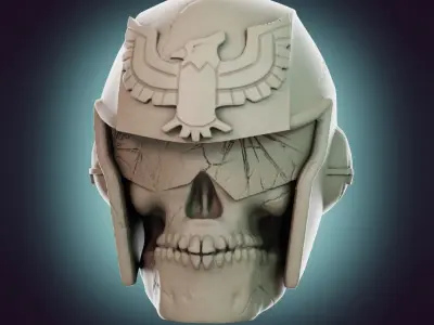  Captain Falcon Skull Helmet 3D print model