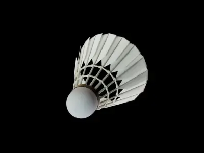 Badminton Shuttlecock 3D model