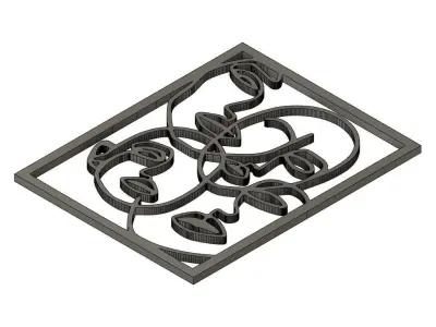 Face Art Wall Decor 3D print model