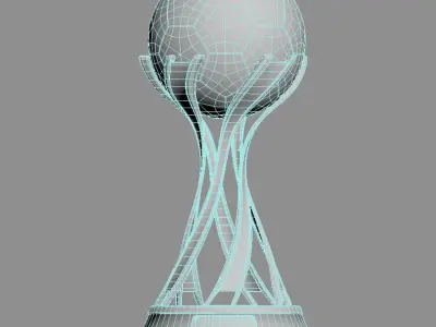 Football Soccer Cup Trophy 3D model