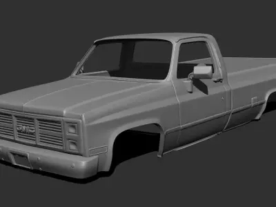 1985 GMC Sierra  3D print model