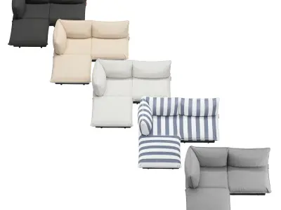Fatboy Paletti Medium Set Sofa 3D model