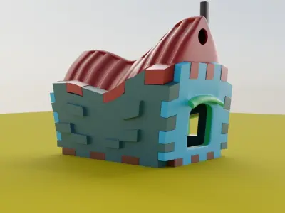 DISNEY HOUSE 3D print model