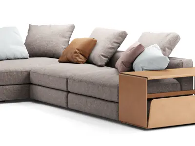 Flexform sofa Harper 3D model