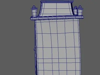 Cartoon Town House Building 3D Model Low-poly 3D model purchase