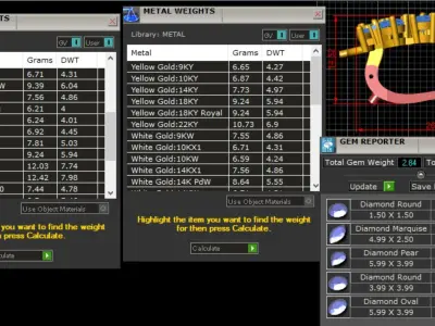 Headset with diamonds  3D print model