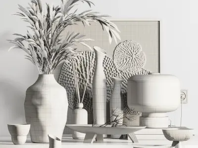 Decorative set037 3D model