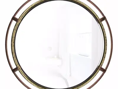 Wylie Carrizo Modern - Contemporary Accent Mirror 3D model