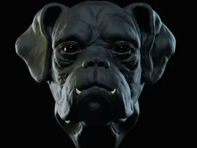 Boxer 3D model purchase