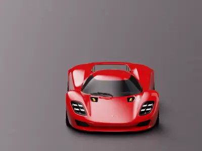 Porsche 917K Concept Car 3D model