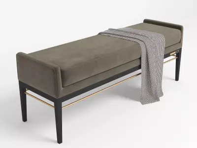 Luxury Ellitia Bench 3D model