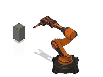 Industrial Robotic Arm 3D model