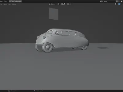 1936 Stout Scarab 3D Model 3D model