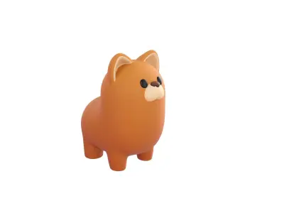 Dog Character 3D model