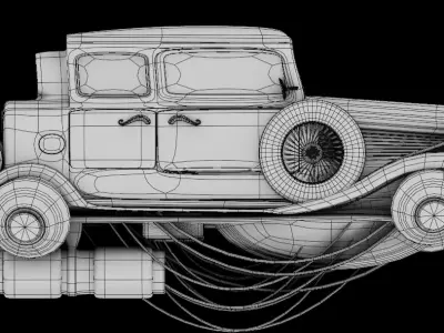 The Hover MoBeel Low-poly 3D model