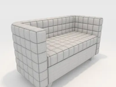 Sofa 2 Seater 9 3D model