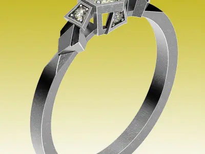 Ring Ancient Style 3D print model