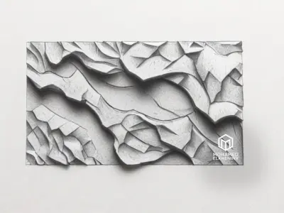 modern panel wall decor set wall relief mural CNC 86 3D model