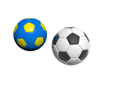 Soccer Balls 3D model